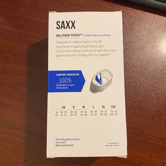 Saxx VIBE 2 pack Boxer Briefs Ultimate Comfort Black and Black - Picture 3 of 3